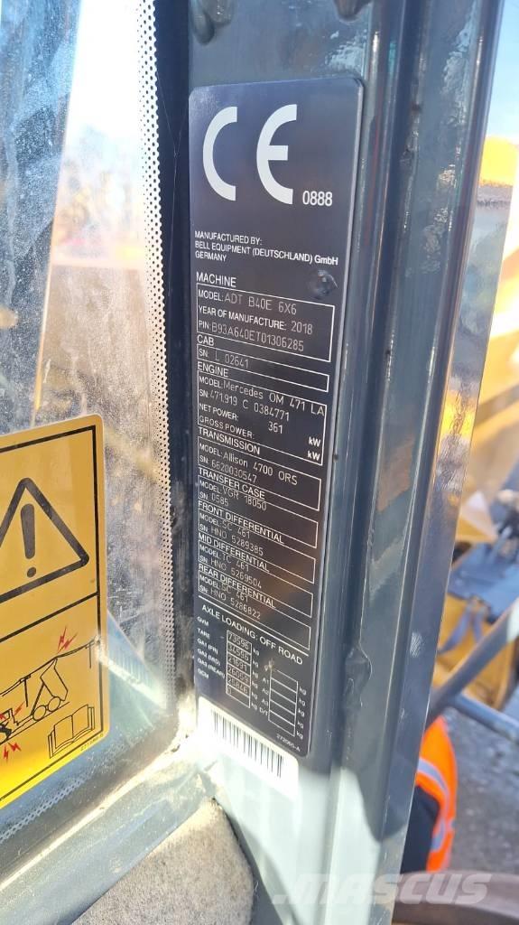 Bell B 40 E Camiões articulados