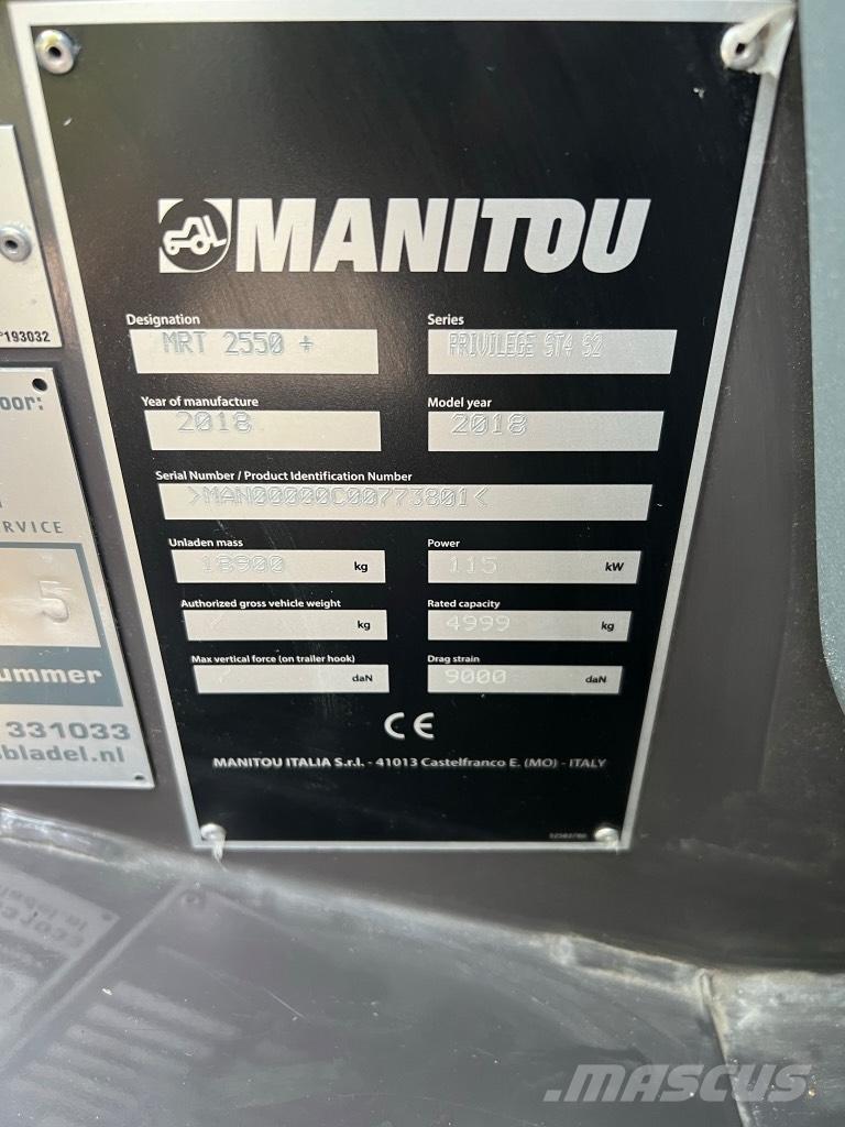 Manitou Mrt 2550 Manipuladores telescópicos