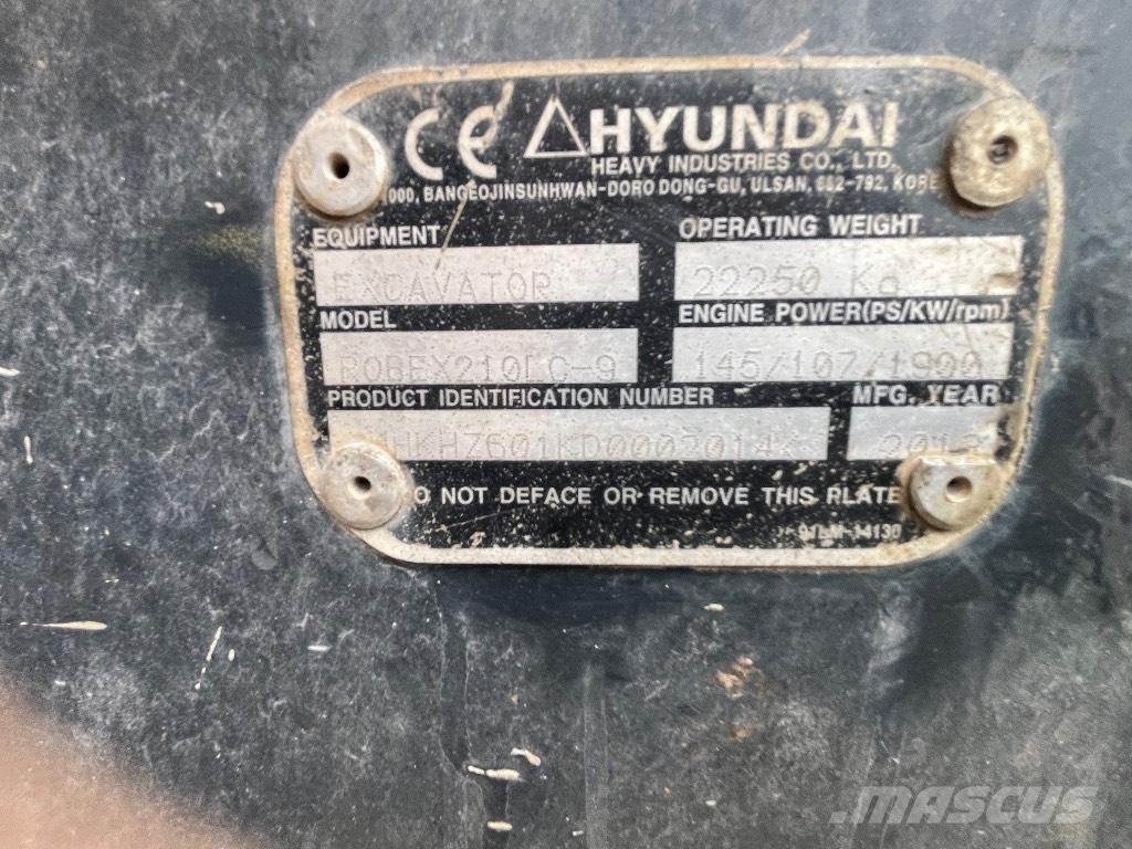 Hyundai 210-9! Escavadoras de rastos