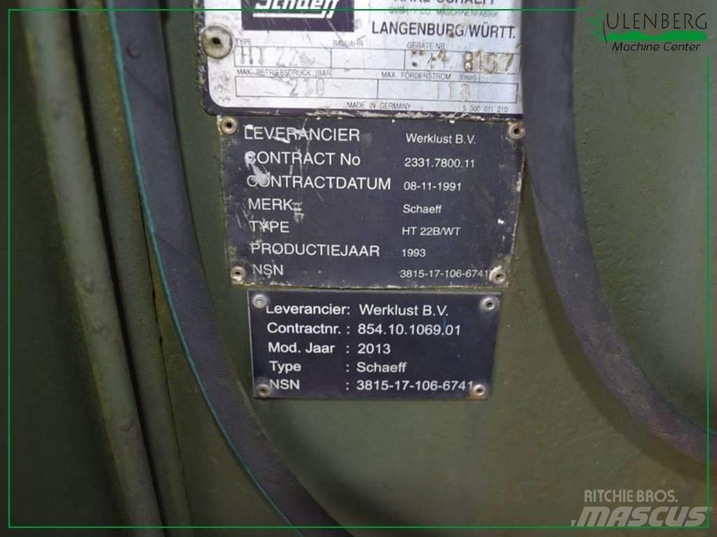 Schaeff HT22B/WT Escavadoras especiais
