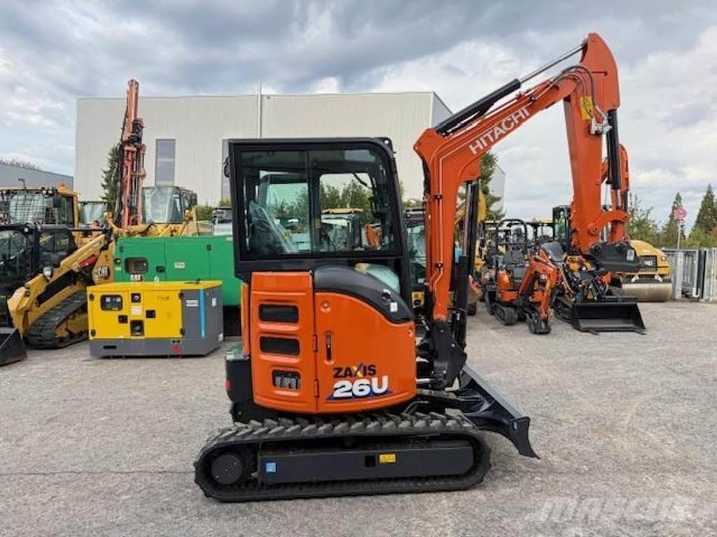 Hitachi ZX26 U-6 Mini Escavadoras <7t