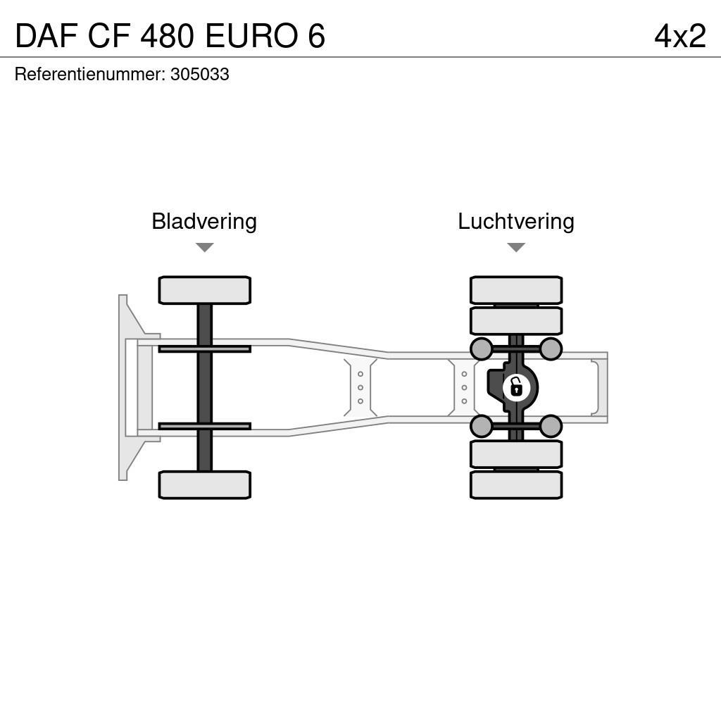 DAF CF 480 EURO 6 Tractores (camiões)