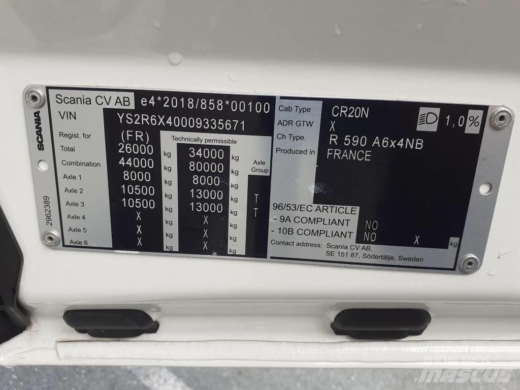Scania R 590 V8 6x4 Tractores (camiões)