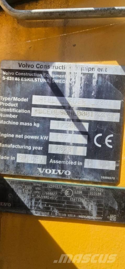 Volvo L 90 H Pás carregadoras de rodas