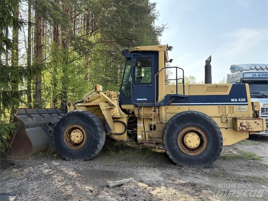 Komatsu WA420-1 Pás carregadoras de rodas