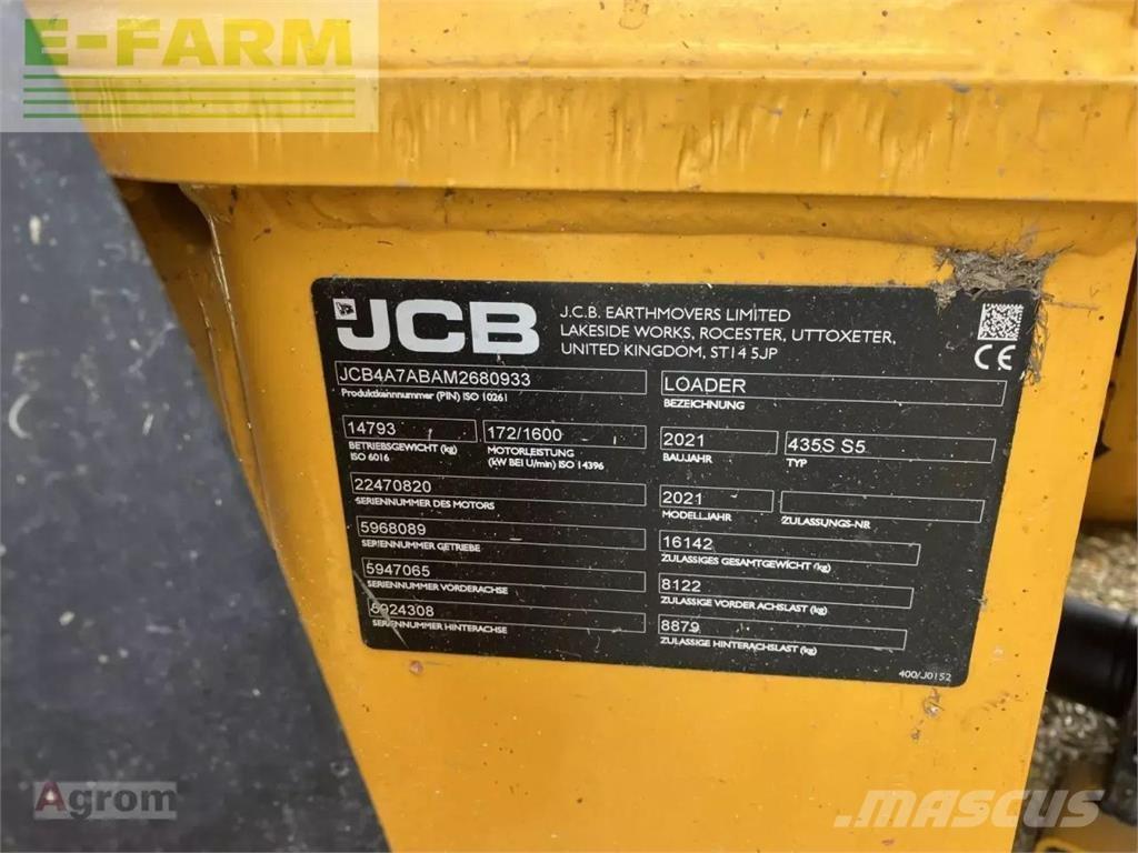 JCB 435 s agri Mini Escavadoras <7t