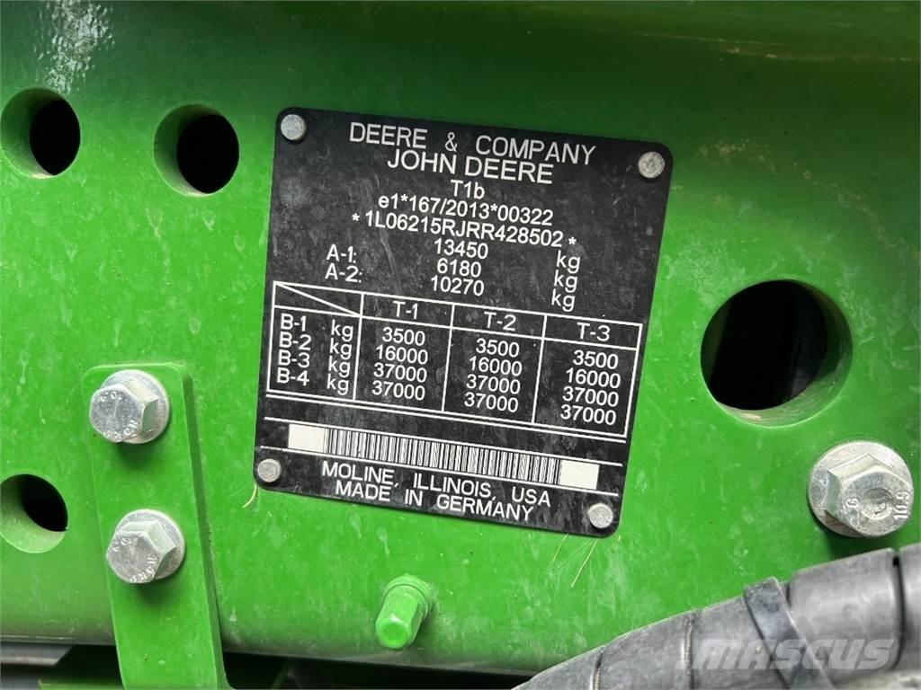 John Deere 6R 215 Tratores Agrícolas usados