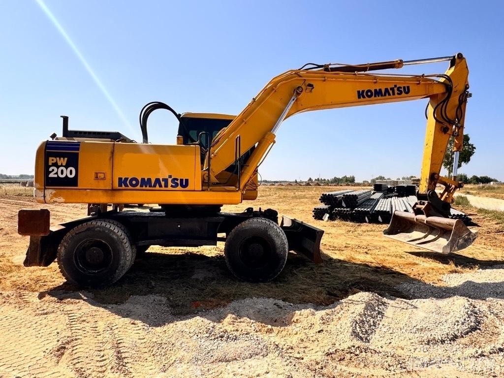 Komatsu PW 200-7K Escavadoras de rodas