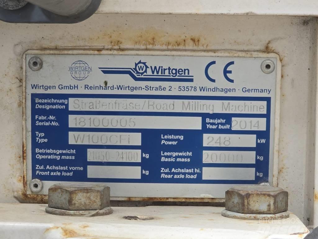Wirtgen W 100 CFI Fresadoras de asfalto