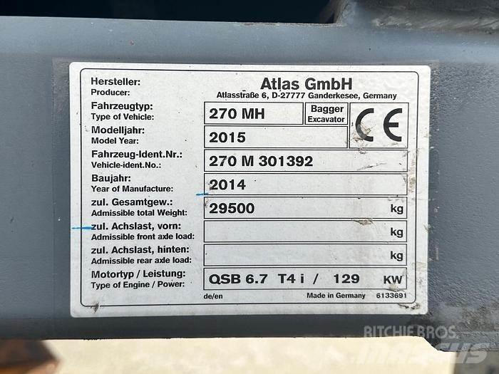 Atlas 270MH Manipuladores de resíduos / indústria
