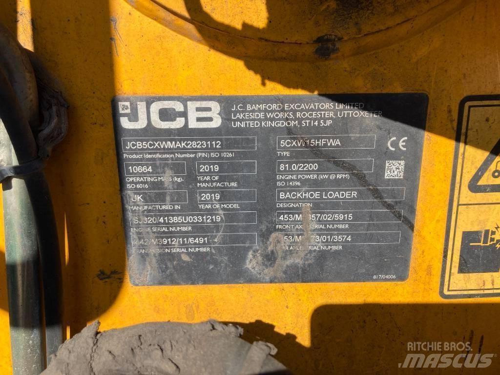 JCB 5 CX Wastemaster Retroescavadoras