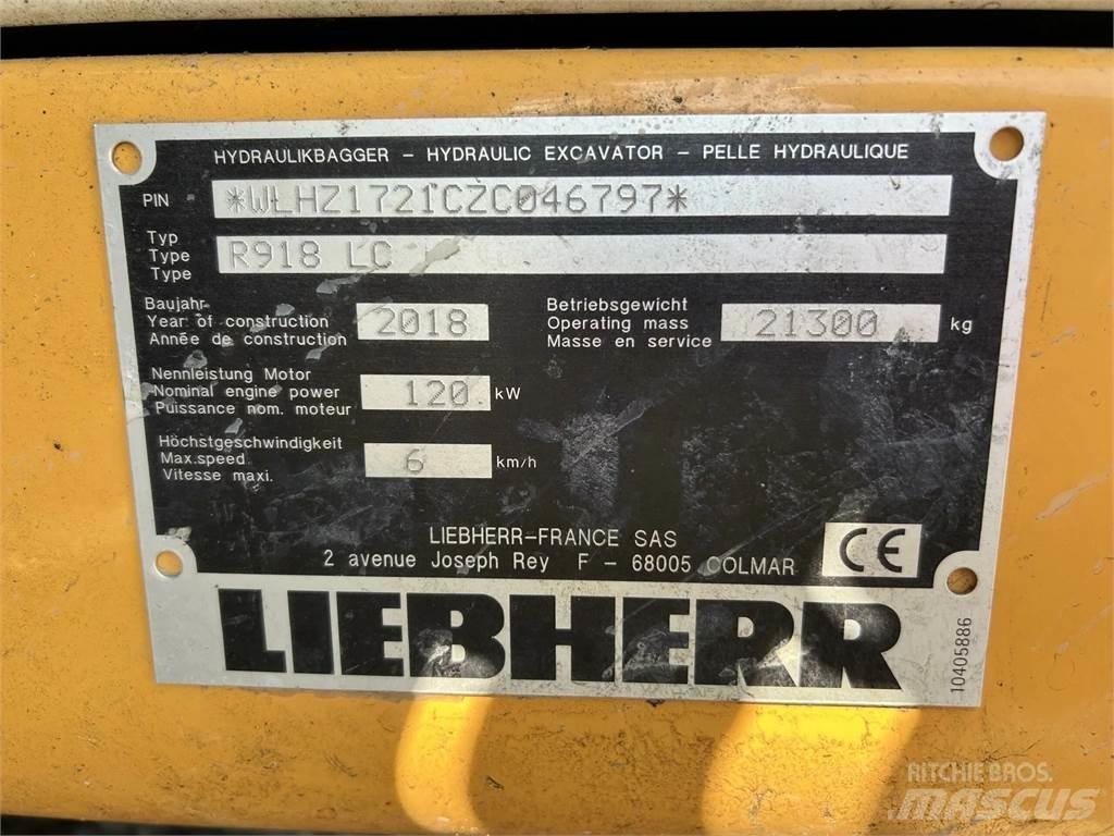 Liebherr R918 LC Escavadoras de rastos