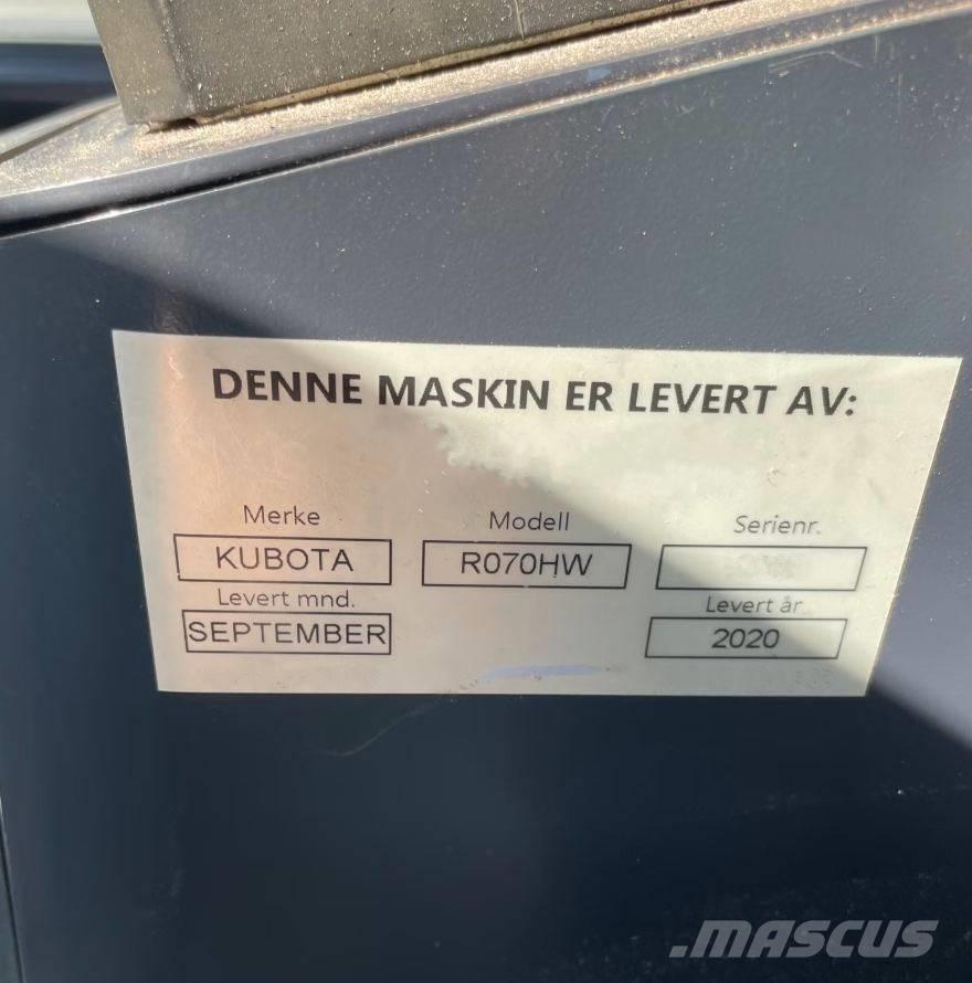 Kubota R 070 HW Pás carregadoras de rodas