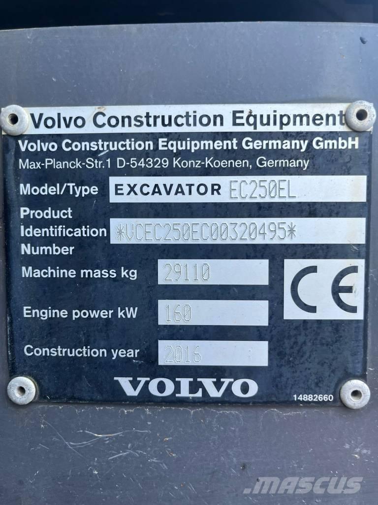 Volvo EC 250 E Escavadoras de rastos