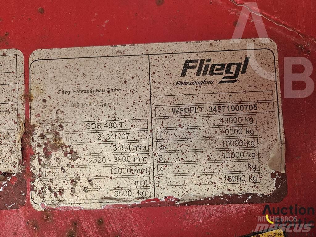 Fliegl SDS 480 T Semi Reboques Cortinas Laterais