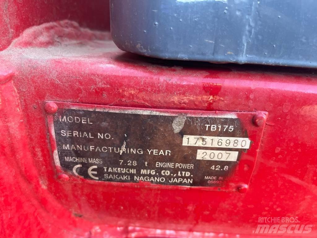 Takeuchi TB 175 Escavadoras Midi 7t - 12t