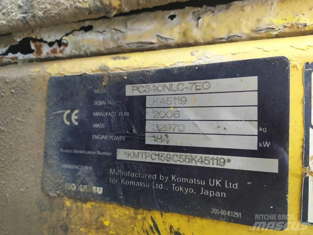 Komatsu PC340NLC-7EO Hidráulica