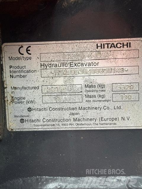 Hitachi ZX 33 U-6 Mini Escavadoras <7t