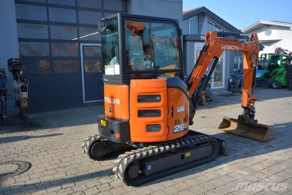Hitachi ZX 26 U-6 Mini Escavadoras <7t