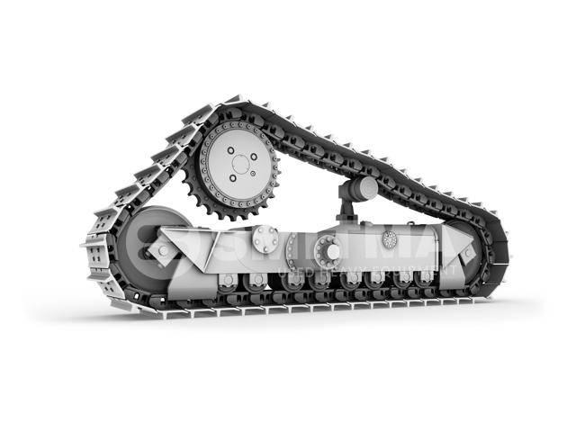 CAT D7R Rastos, correntes e material rodante
