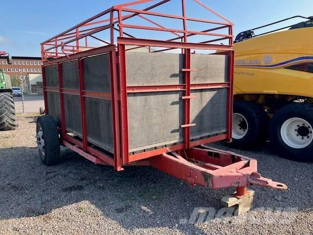  Djurvagn hemmabyggd Outros reboques agricolas