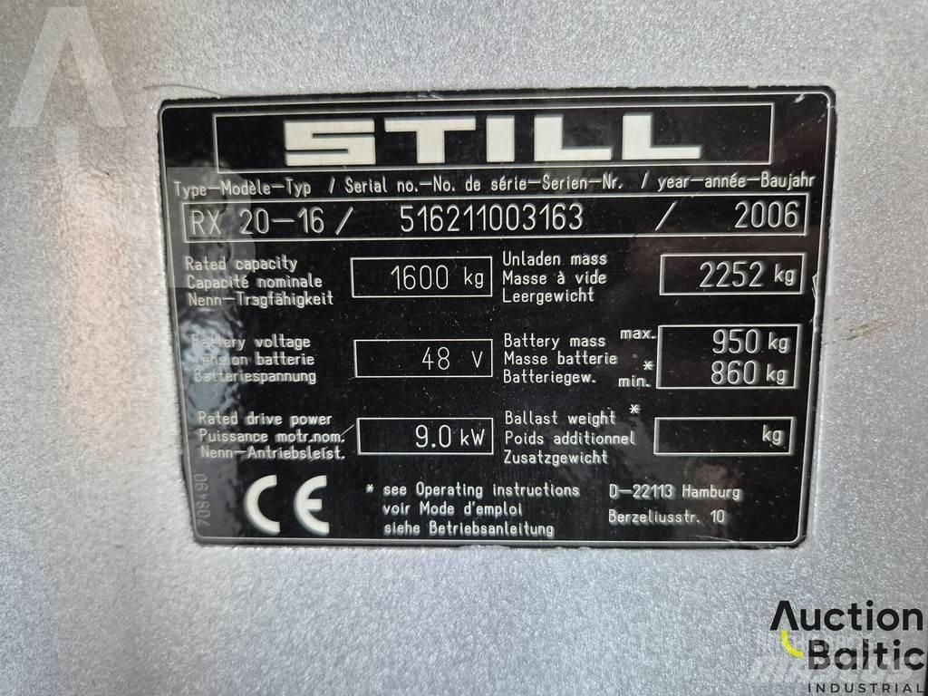 Still RX20-16 Empilhadores eléctricos