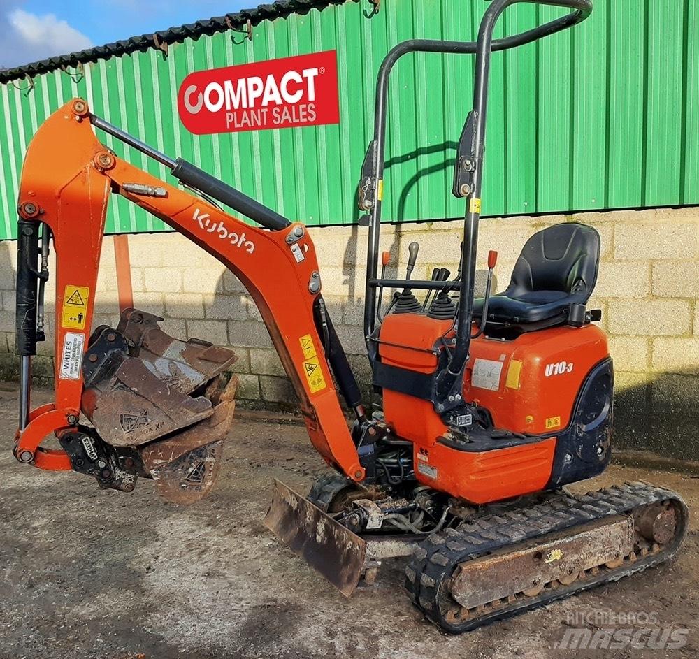 Kubota U10-3 Mini Escavadoras <7t