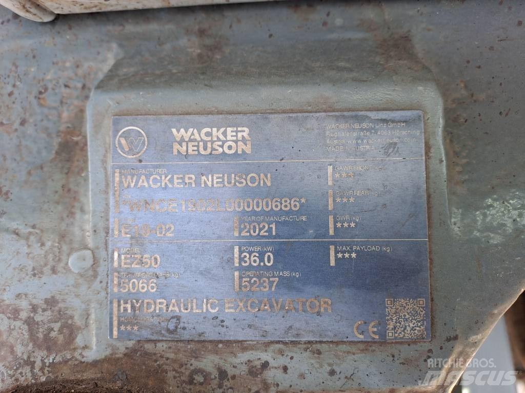 Wacker Neuson EZ50 Escavadoras de rastos