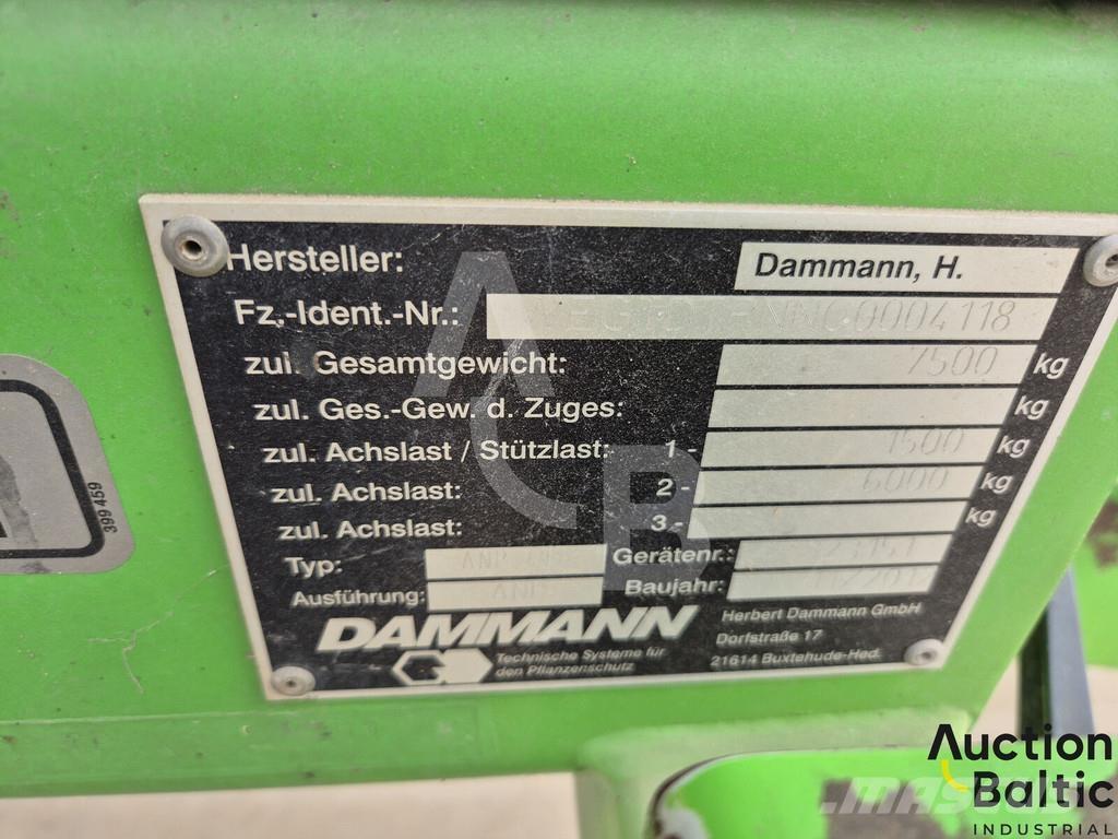 Dammann ANP 4027 Pulverizadores rebocados