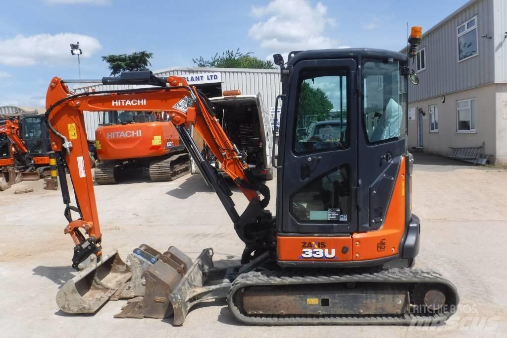 Hitachi ZX 33 U-6 Mini Escavadoras <7t