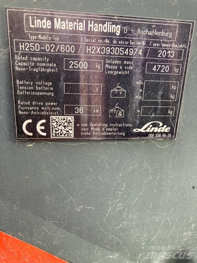 Linde H25D/600/393 Empilhadores Diesel