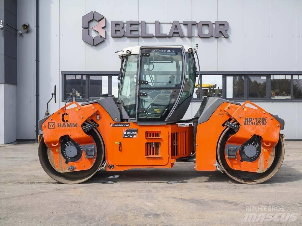 Hamm HD+ 120i VO Cilindros Compactadores tandem