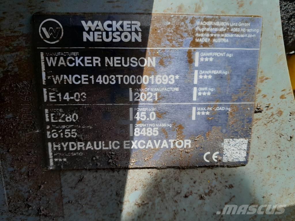 Wacker Neuson EZ 80 Escavadoras de rastos