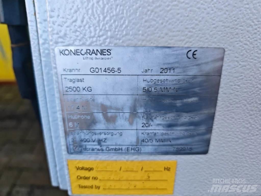 Konecranes 2.5 Ton Guindastes de ponte e pórticos