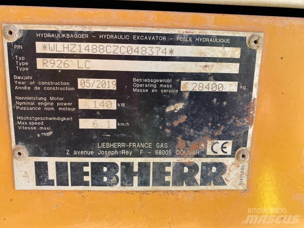 Liebherr R 926 Escavadoras de rastos