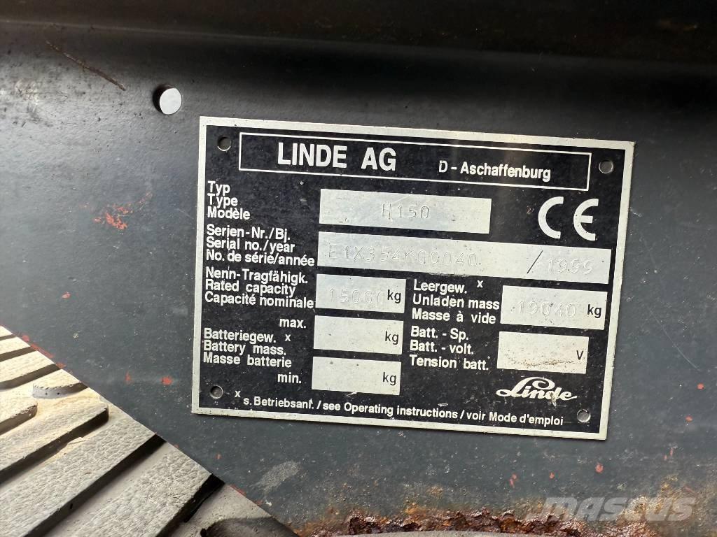 Linde H 150 D Empilhadores Diesel