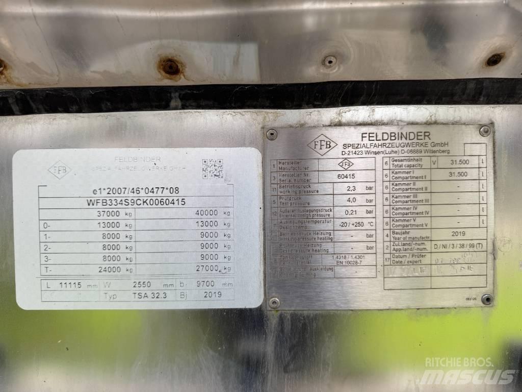 Feldbinder TSA 32.3 Reboques cisterna