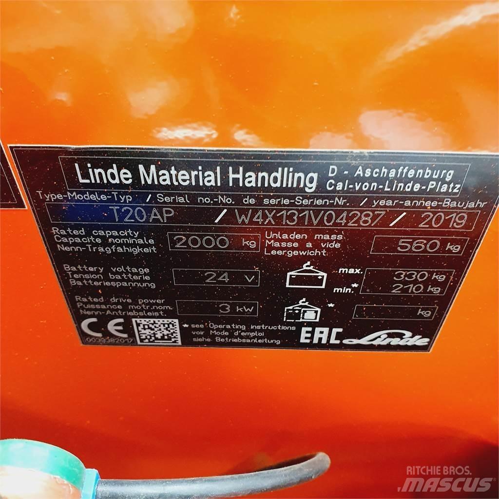 Linde T20AP kurz Porta palettes