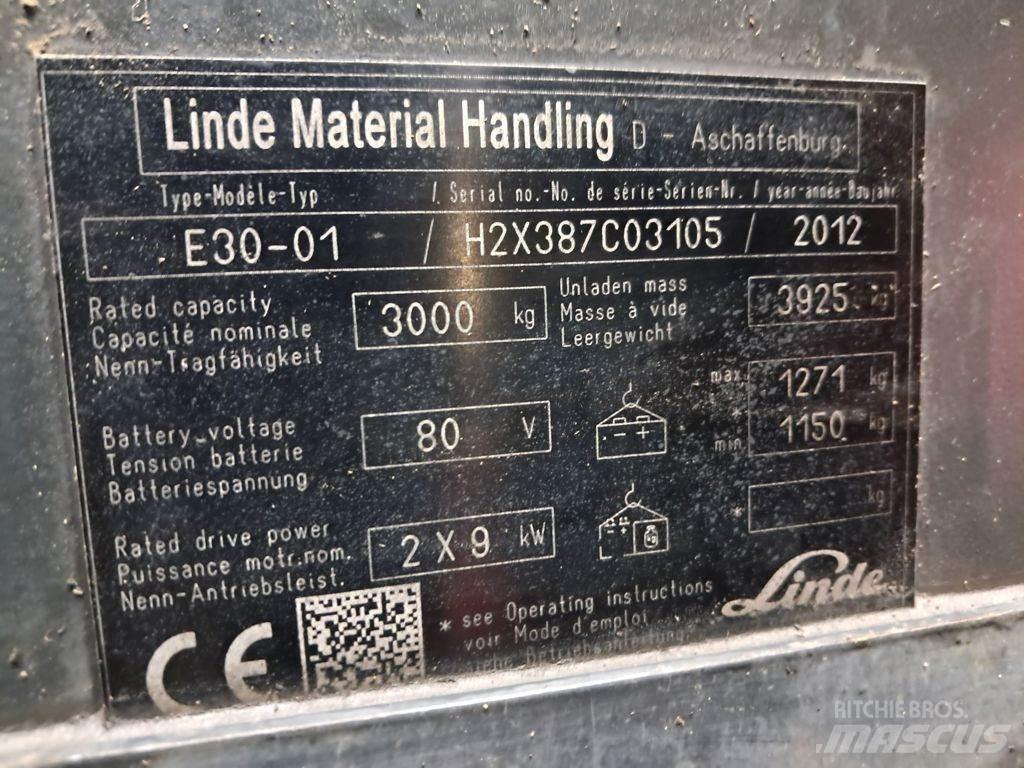 Linde E30-01 Empilhadores eléctricos