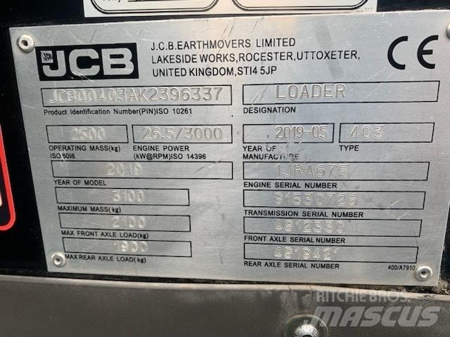 JCB 403 Pás carregadoras de rodas