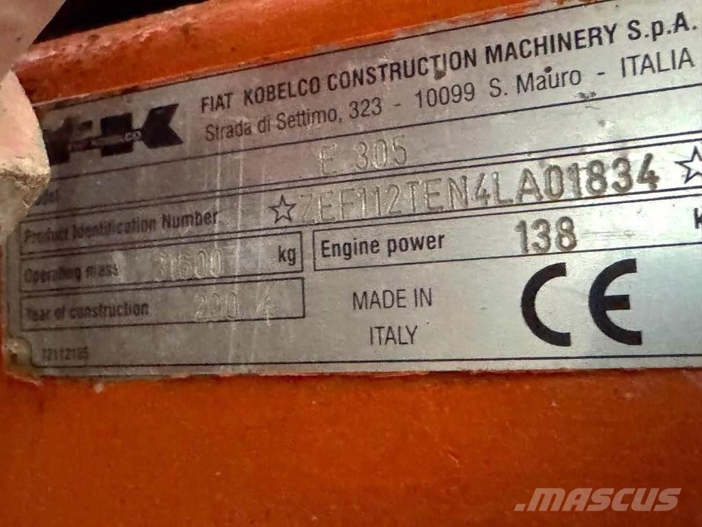 Fiat KOBELCO E305 Escavadoras especiais