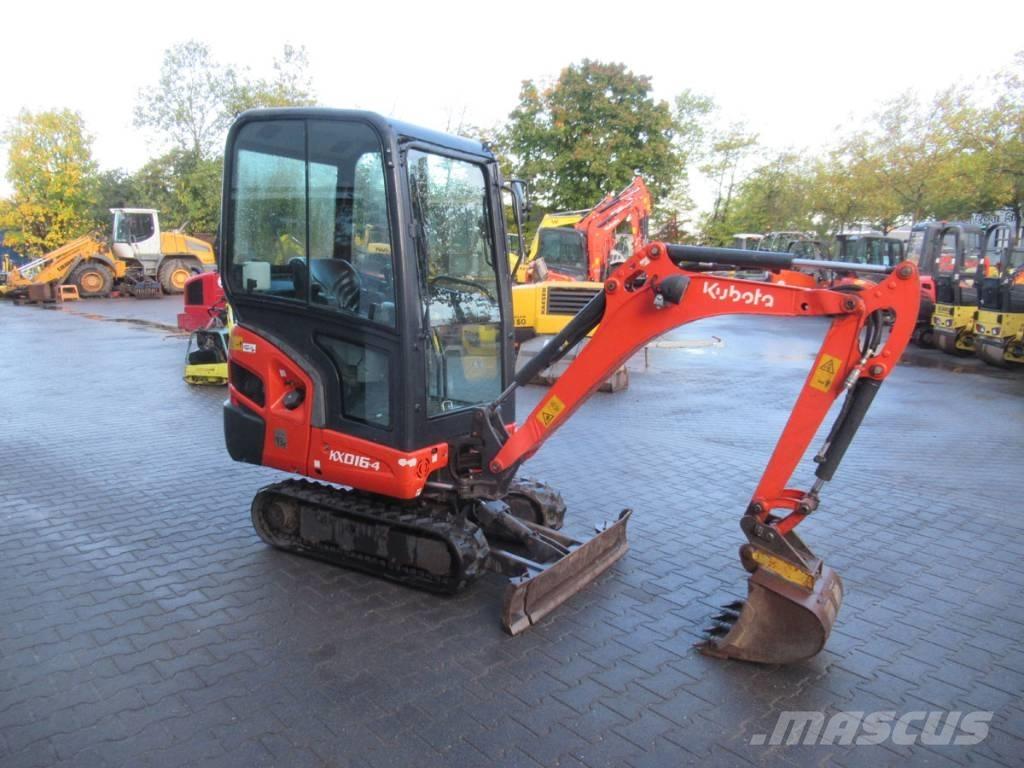 Kubota KX 016-4 Mini Escavadoras <7t