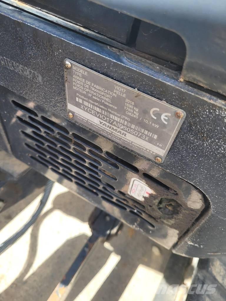 Yanmar Vio 17 U Mini Escavadoras <7t