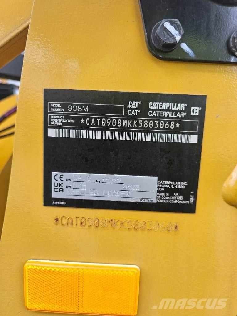 CAT 908 M Pás carregadoras de rodas