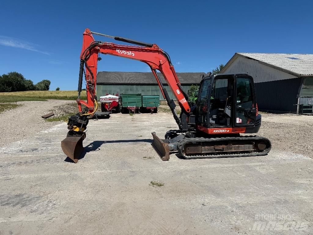 Kubota KX080-4 Escavadoras Midi 7t - 12t