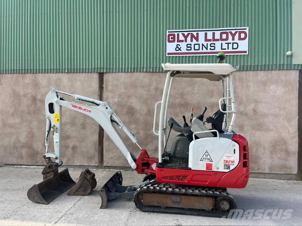 Takeuchi TB 216 Mini Escavadoras <7t