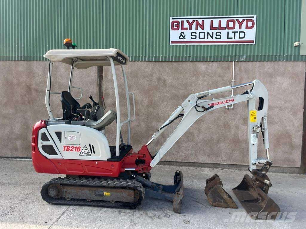 Takeuchi TB 216 Mini Escavadoras <7t
