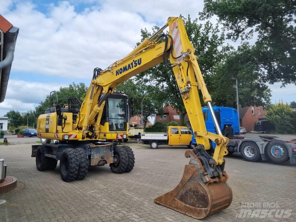 Komatsu PW 160-7E0 Escavadoras de rodas