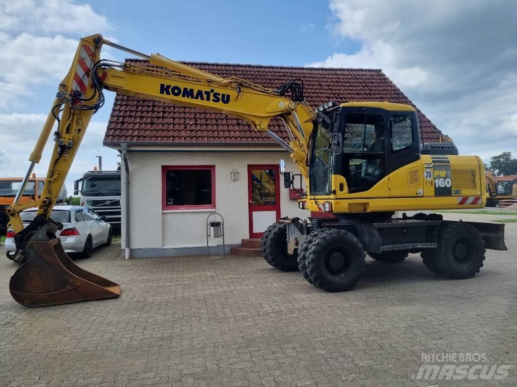 Komatsu PW 160-7E0 Escavadoras de rodas
