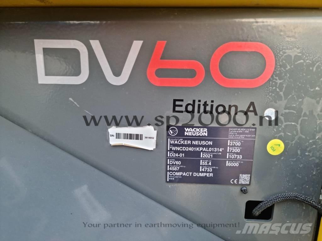 Wacker Neuson DV 60 Dumpers de obras
